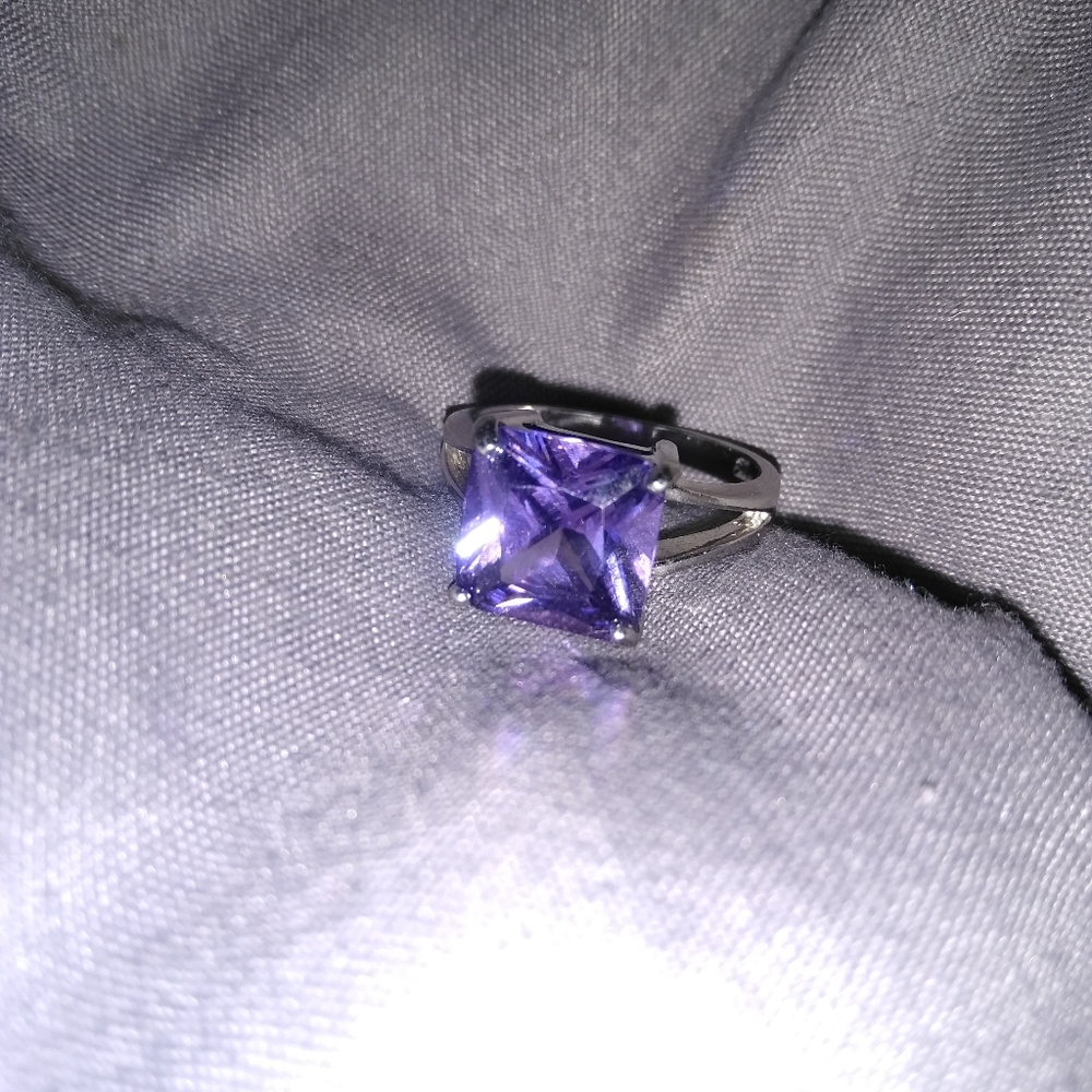 Purple stone ring
